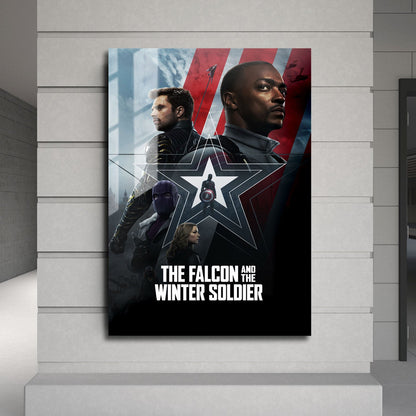 Flex Designs Metal Poster The Falcon and the Winter Soldier Alternate 24 x 36" Home Goods - TV Show 2021 TV Show Metal Poster