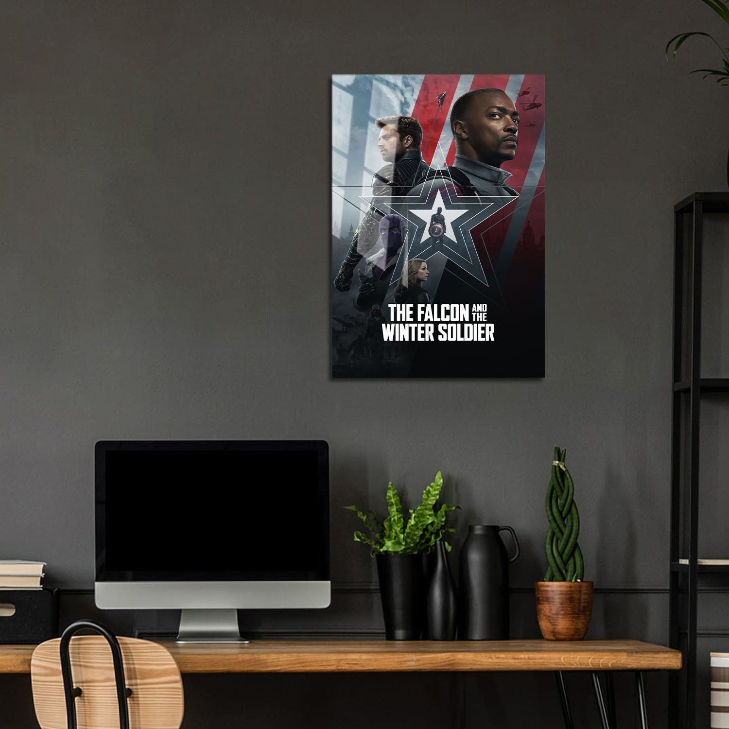 Flex Designs Metal Poster The Falcon and the Winter Soldier Alternate 5 x 7" Home Goods - TV Show 2021 TV Show Metal Poster