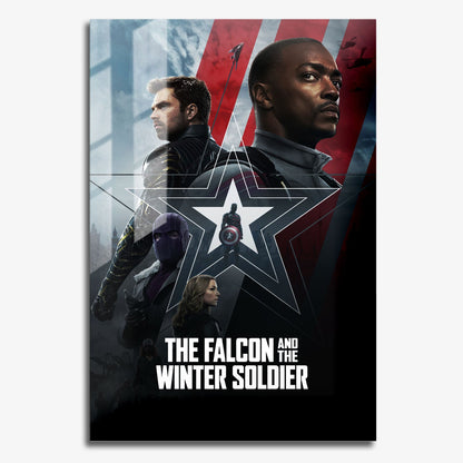 Flex Designs Metal Poster The Falcon and the Winter Soldier Alternate 11 x 17" Home Goods - TV Show 2021 TV Show Metal Poster
