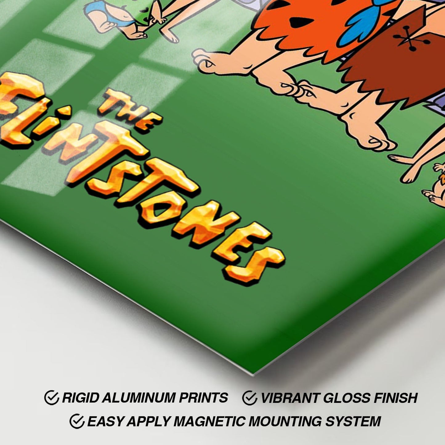 Flex Designs Metal Poster The Flintstones 11 x 17" Home Goods - TV Show 1960 TV Show Metal Poster