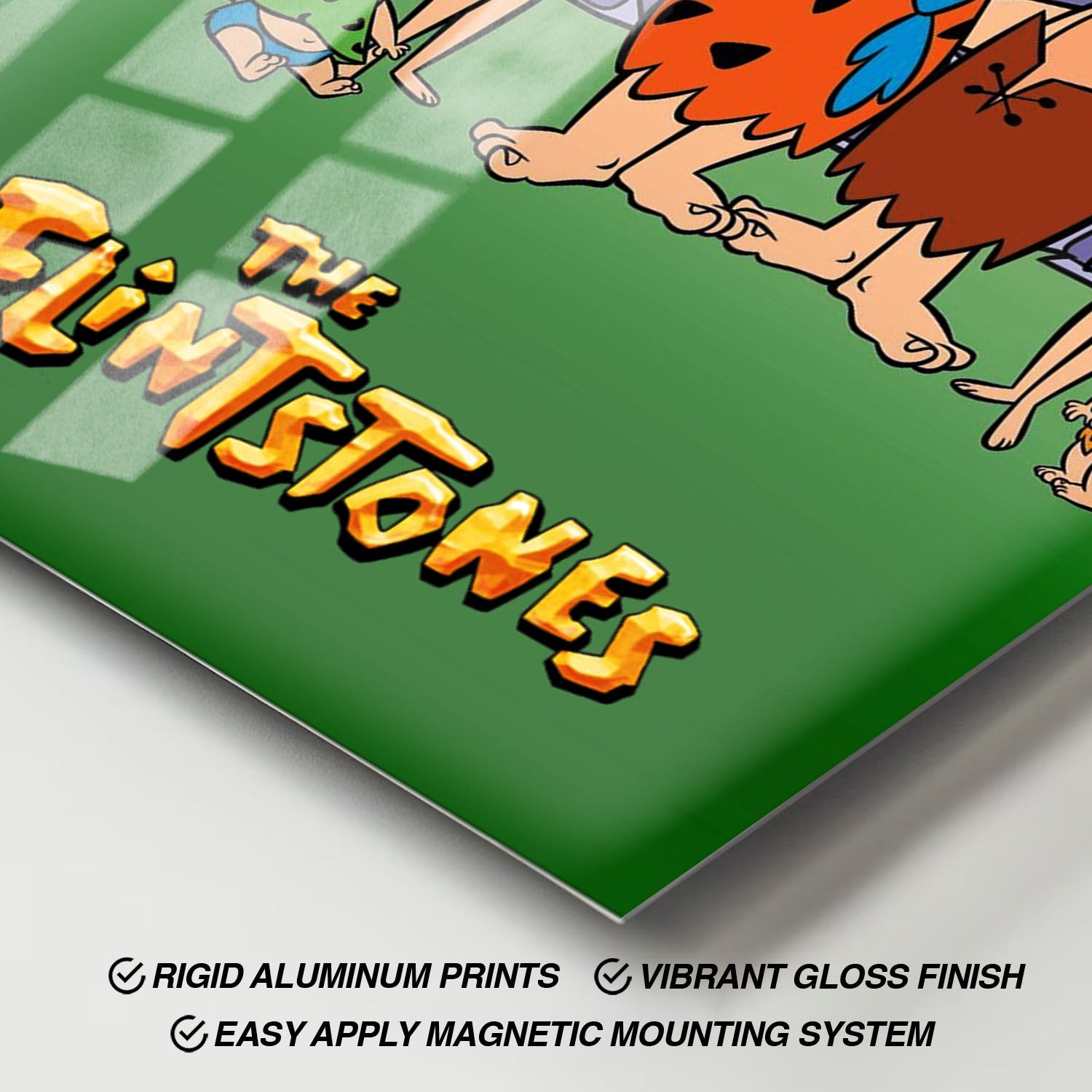 Flex Designs Metal Poster The Flintstones 11 x 17" Home Goods - TV Show 1960 TV Show Metal Poster