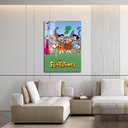Flex Designs Metal Poster The Flintstones 16 x 24" Home Goods - TV Show 1960 TV Show Metal Poster