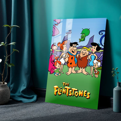 The Flintstones TV Show Metal Poster
