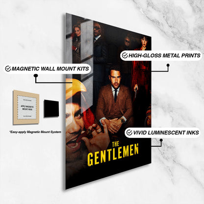 Flex Designs Metal Poster The Gentlemen 16 x 24" Home Goods - Movie 2019 Movie Metal Poster