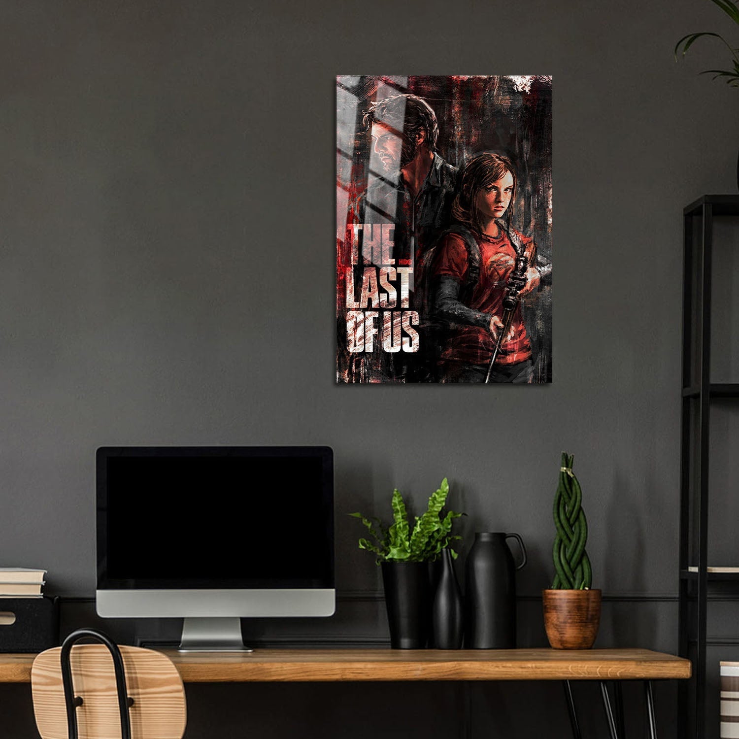 Flex Designs Metal Poster The Last of Us Cartoon 5 x 7" Home Goods - TV Show 2023 TV Show Metal Poster