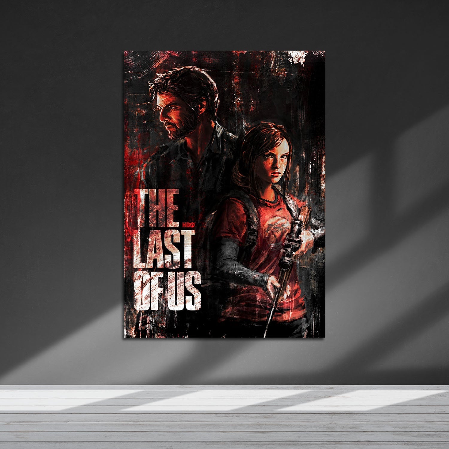 Flex Designs Metal Poster The Last of Us Cartoon 5 x 7" Home Goods - TV Show 2023 TV Show Metal Poster