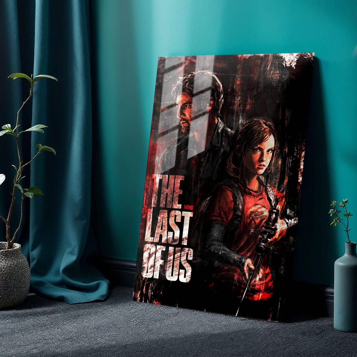 The Last of Us Cartoon TV Show Metal Poster