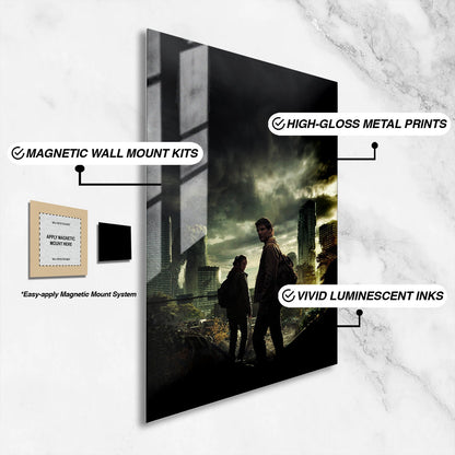 Flex Designs Metal Poster The Last of Us Key Visual 16 x 24" Home Goods - TV Show 2023 TV Show Metal Poster