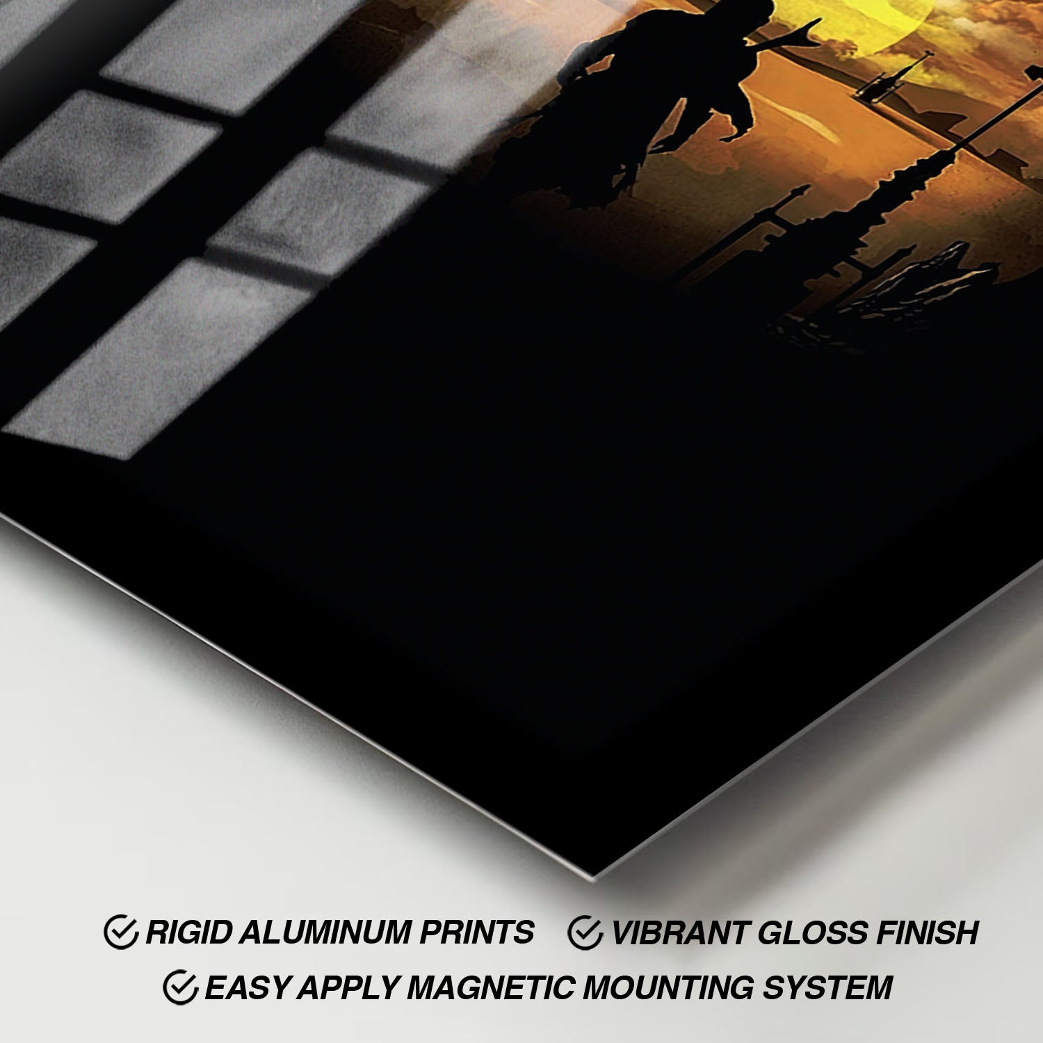 Flex Designs Metal Poster The Mandalorian Key Visual 11 x 17" Home Goods - TV Show 2019 TV Show Metal Poster
