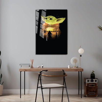 Flex Designs Metal Poster The Mandalorian Key Visual 24 x 36" Home Goods - TV Show 2019 TV Show Metal Poster