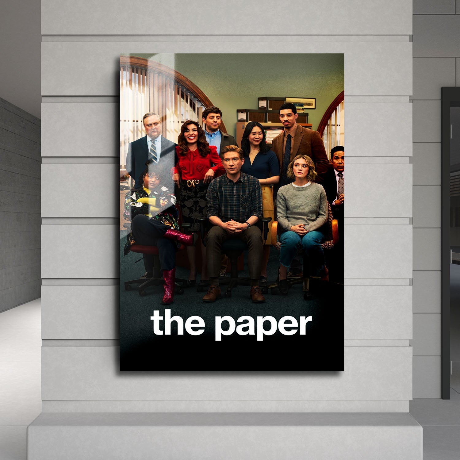 Flex Designs Metal Poster The Paper 24 x 36" Home Goods - Movie 2025 Movie Metal Poster