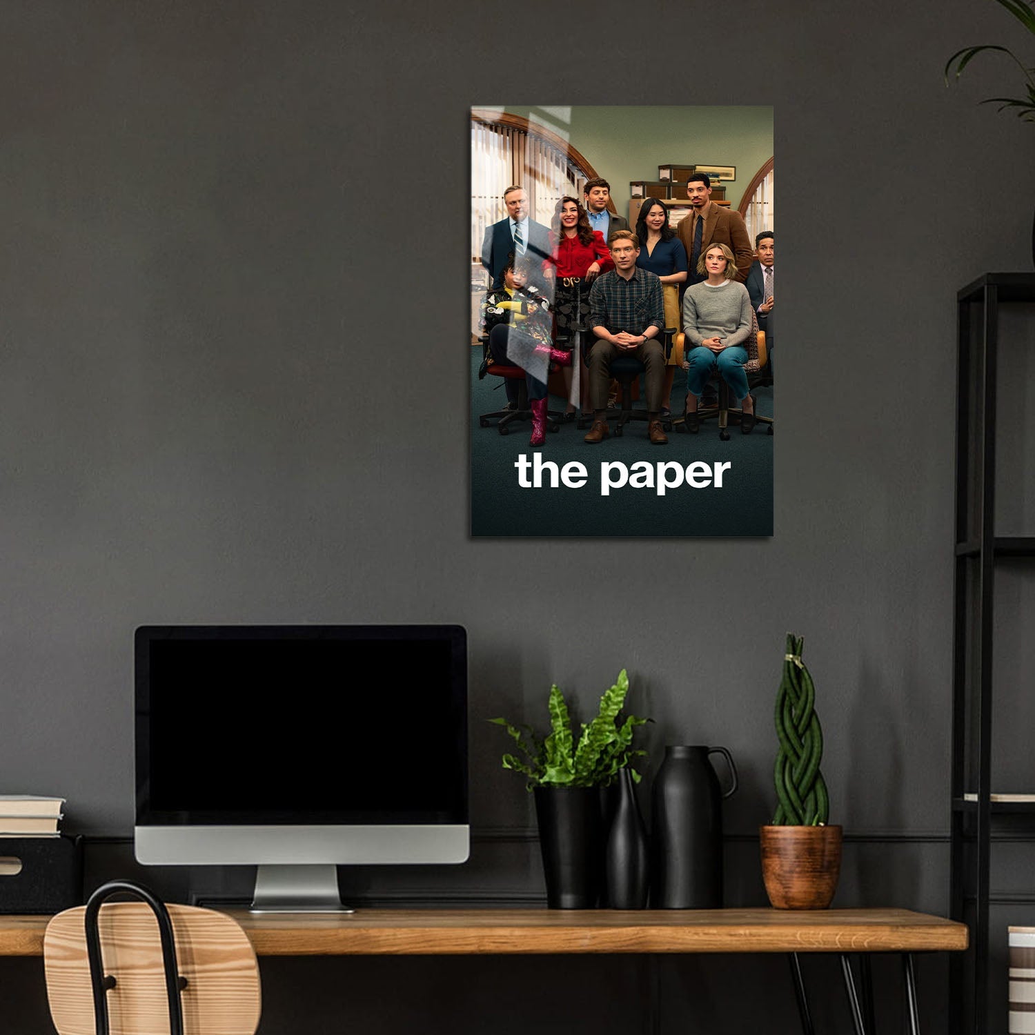 Flex Designs Metal Poster The Paper 5 x 7" Home Goods - Movie 2025 Movie Metal Poster