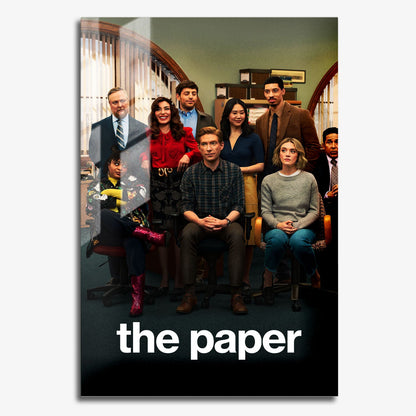 Flex Designs Metal Poster The Paper 11 x 17" Home Goods - Movie 2025 Movie Metal Poster