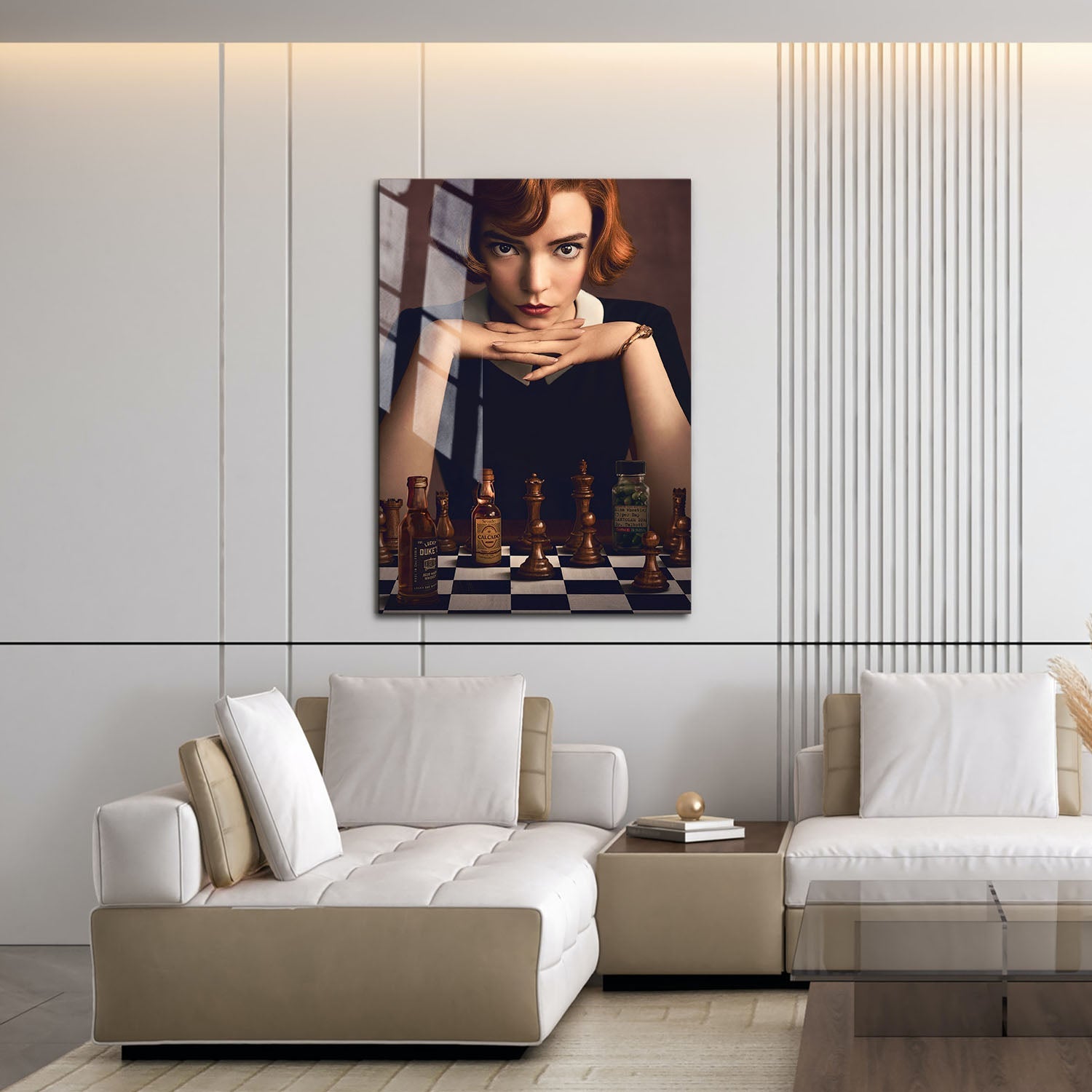 Flex Designs Metal Poster The Queens Gambit 16 x 24" Home Goods - TV Show 2020 TV Show Metal Poster