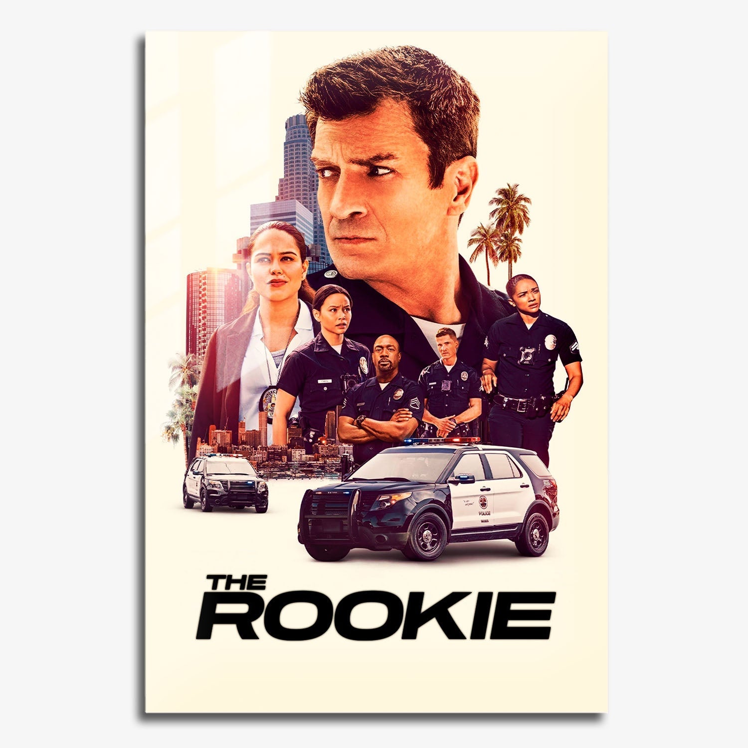 Flex Designs Metal Poster The Rookie 11 x 17" Home Goods - TV Show 2018 TV Show Metal Poster