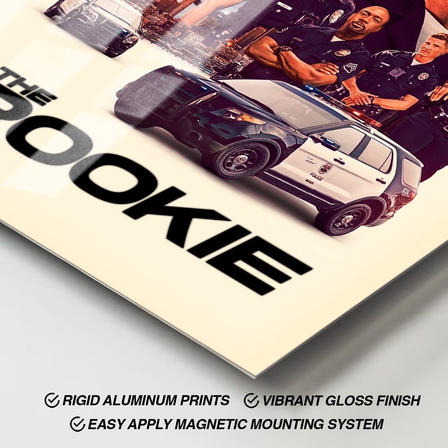 Flex Designs Metal Poster The Rookie 11 x 17" Home Goods - TV Show 2018 TV Show Metal Poster