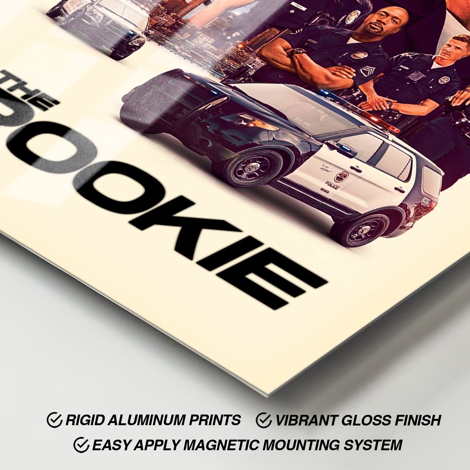 Flex Designs Metal Poster The Rookie 11 x 17" Home Goods - TV Show 2018 TV Show Metal Poster