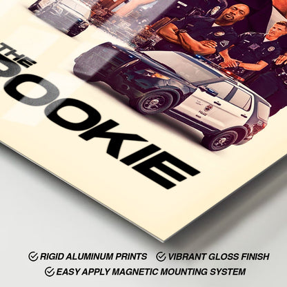 Flex Designs Metal Poster The Rookie 11 x 17" Home Goods - TV Show 2018 TV Show Metal Poster