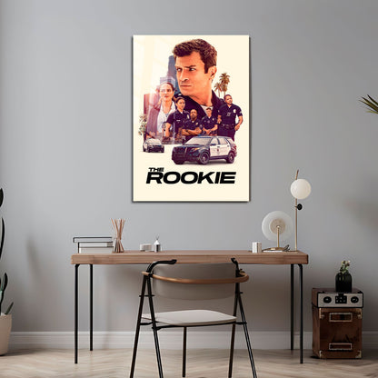 Flex Designs Metal Poster The Rookie 24 x 36" Home Goods - TV Show 2018 TV Show Metal Poster