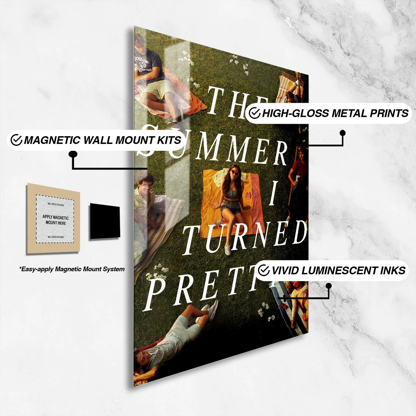 Flex Designs Metal Poster The Summer I Turned Pretty 16 x 24" Home Goods - TV Show 2022 TV Show Metal Poster