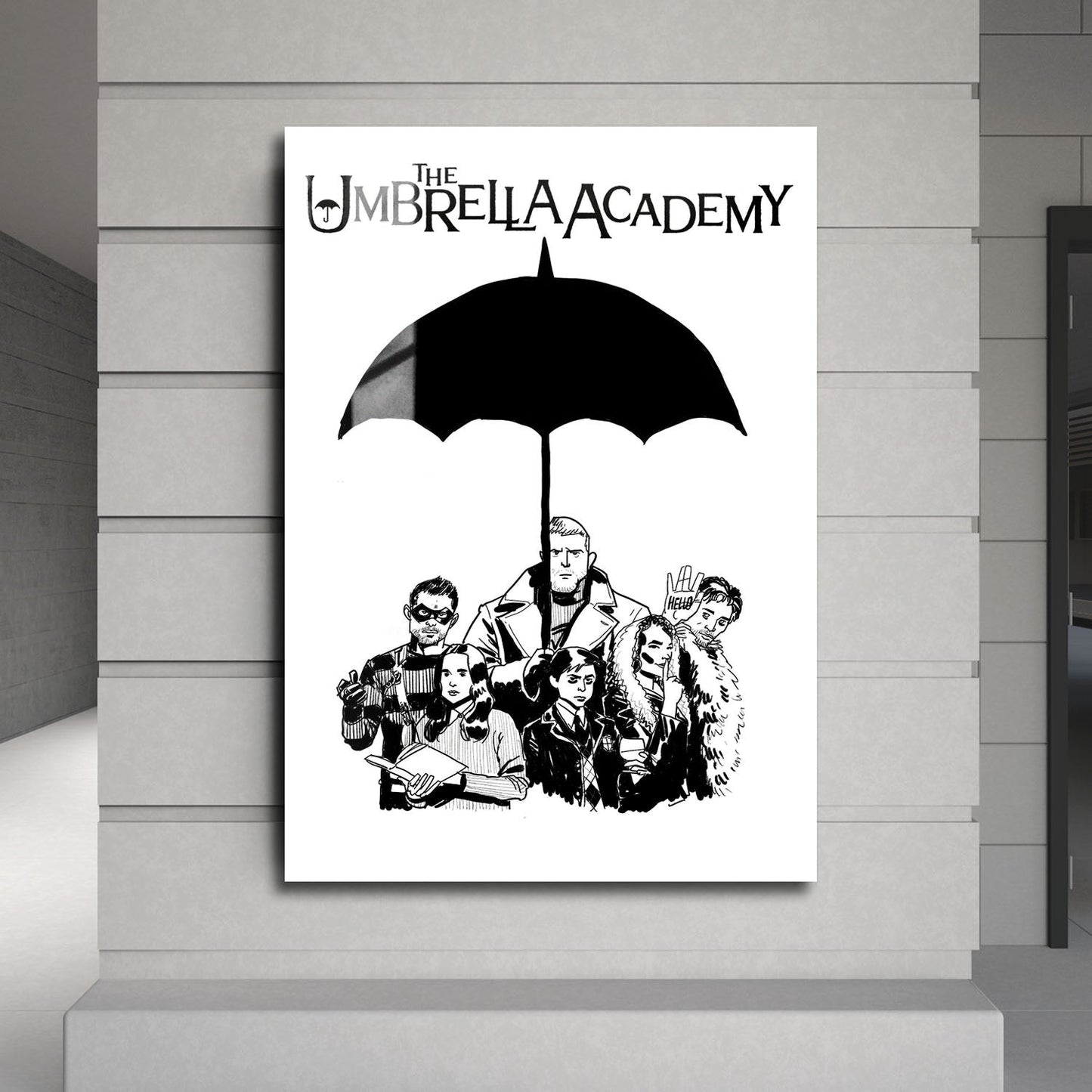 Flex Designs Metal Poster The Umbrella Academy 24 x 36" Home Goods - TV Show 2019 TV Show Metal Poster