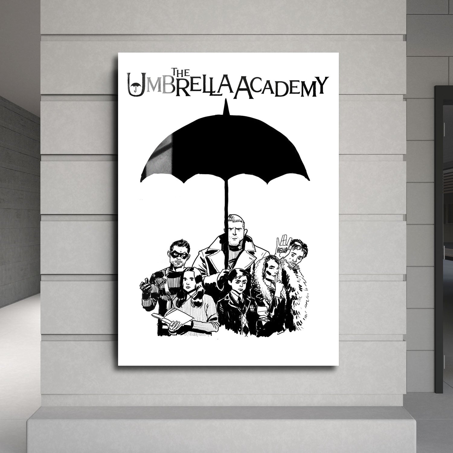 Flex Designs Metal Poster The Umbrella Academy 24 x 36" Home Goods - TV Show 2019 TV Show Metal Poster
