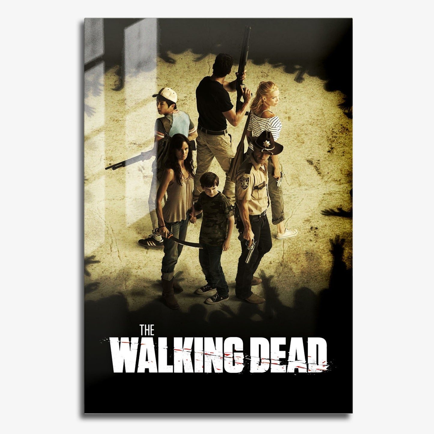 Flex Designs Metal Poster The Walking Dead 11 x 17" Home Goods - TV Show 2010 TV Show Metal Poster