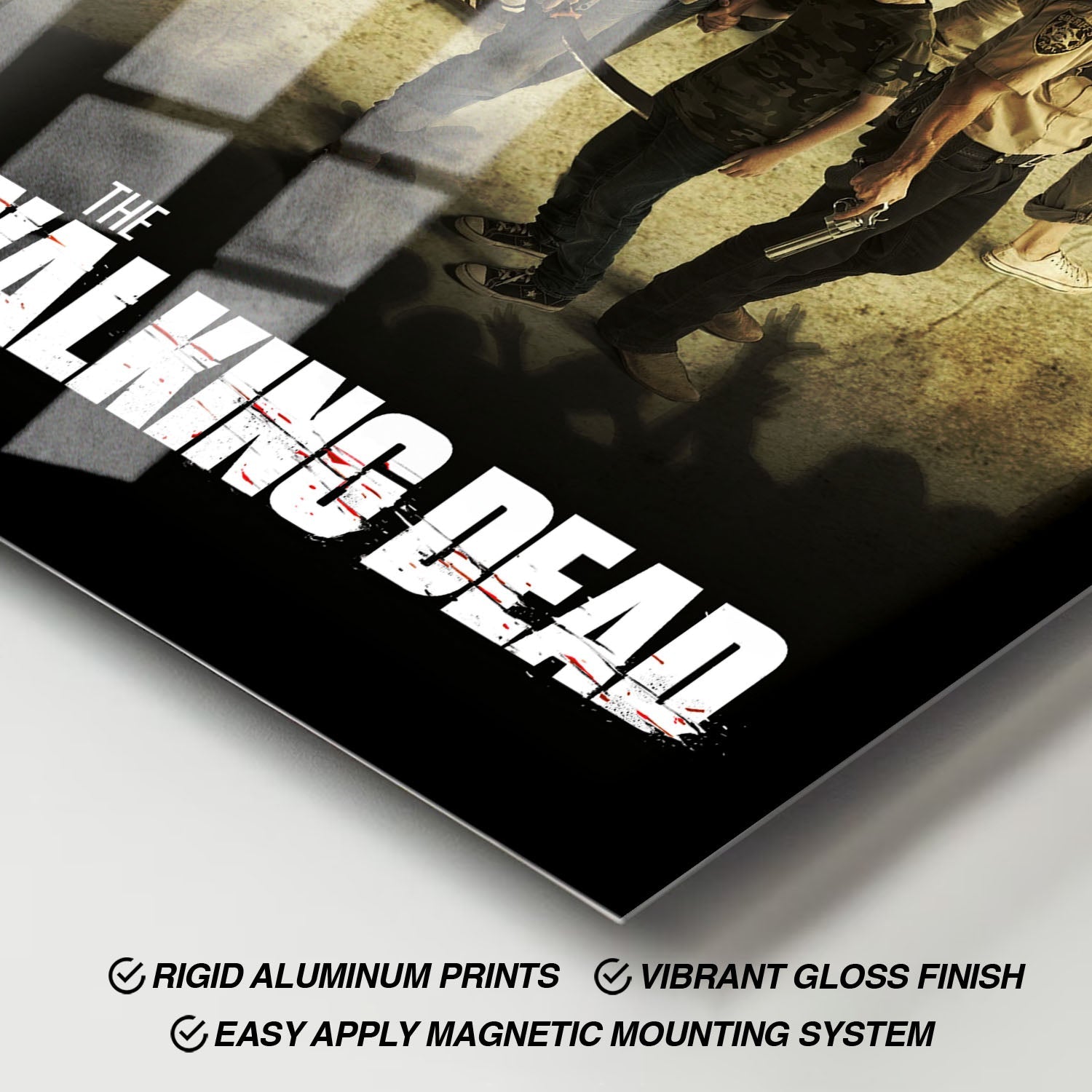 Flex Designs Metal Poster The Walking Dead 11 x 17" Home Goods - TV Show 2010 TV Show Metal Poster