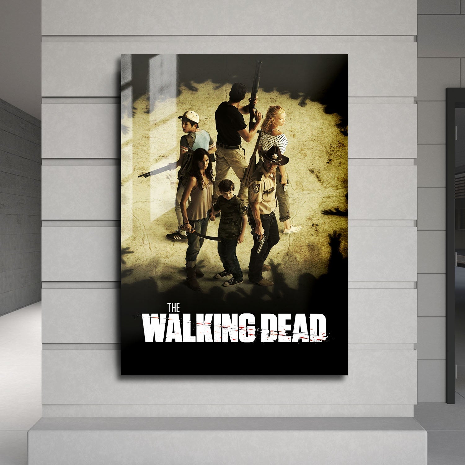 Flex Designs Metal Poster The Walking Dead 24 x 36" Home Goods - TV Show 2010 TV Show Metal Poster
