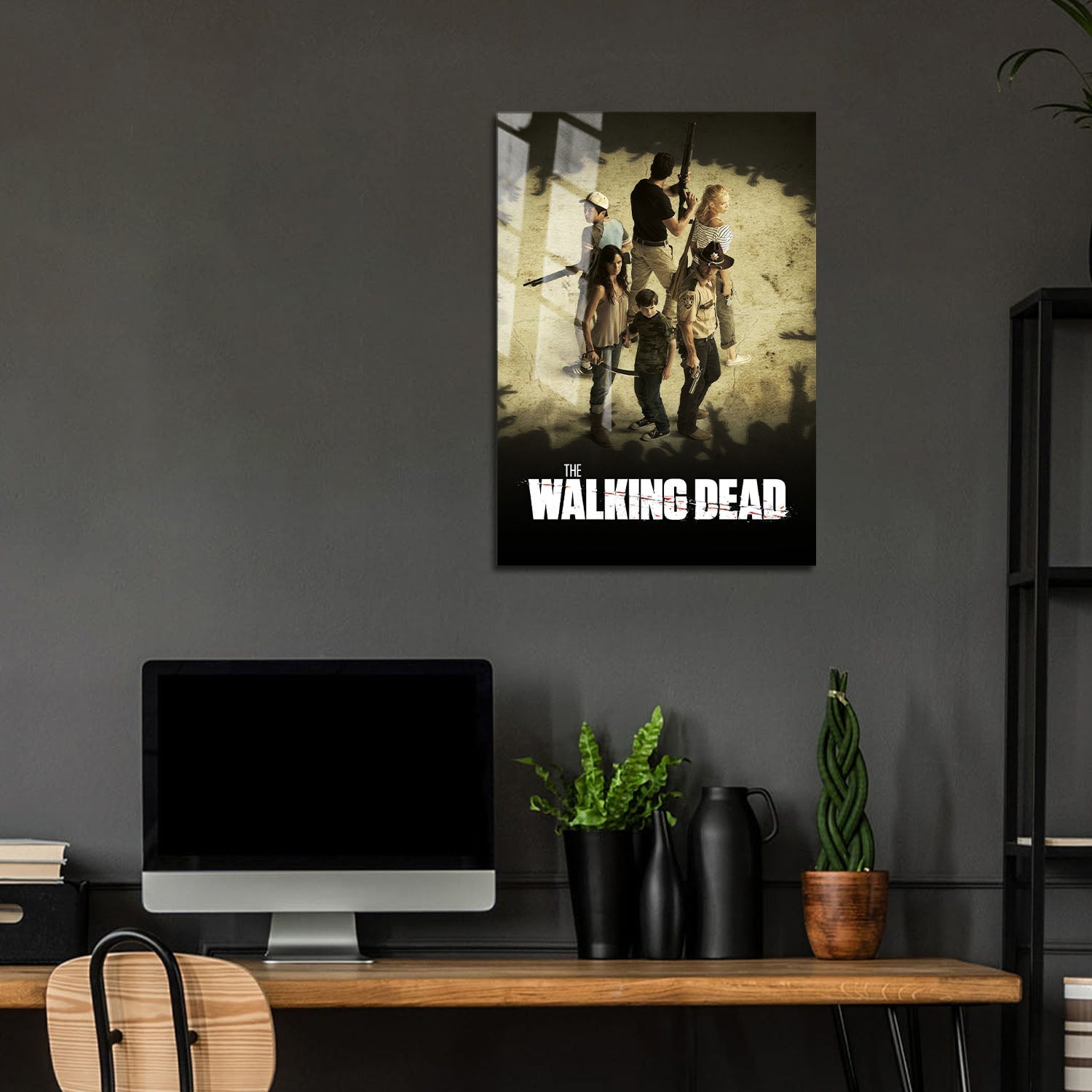 Flex Designs Metal Poster The Walking Dead 5 x 7" Home Goods - TV Show 2010 TV Show Metal Poster