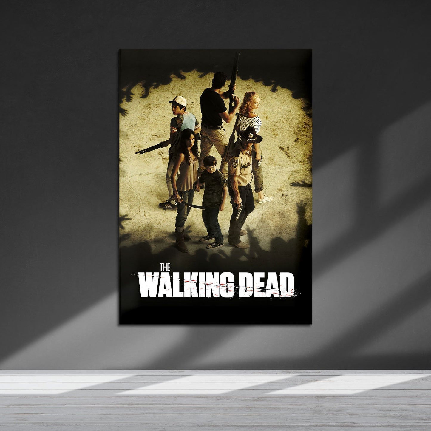 Flex Designs Metal Poster The Walking Dead 5 x 7" Home Goods - TV Show 2010 TV Show Metal Poster