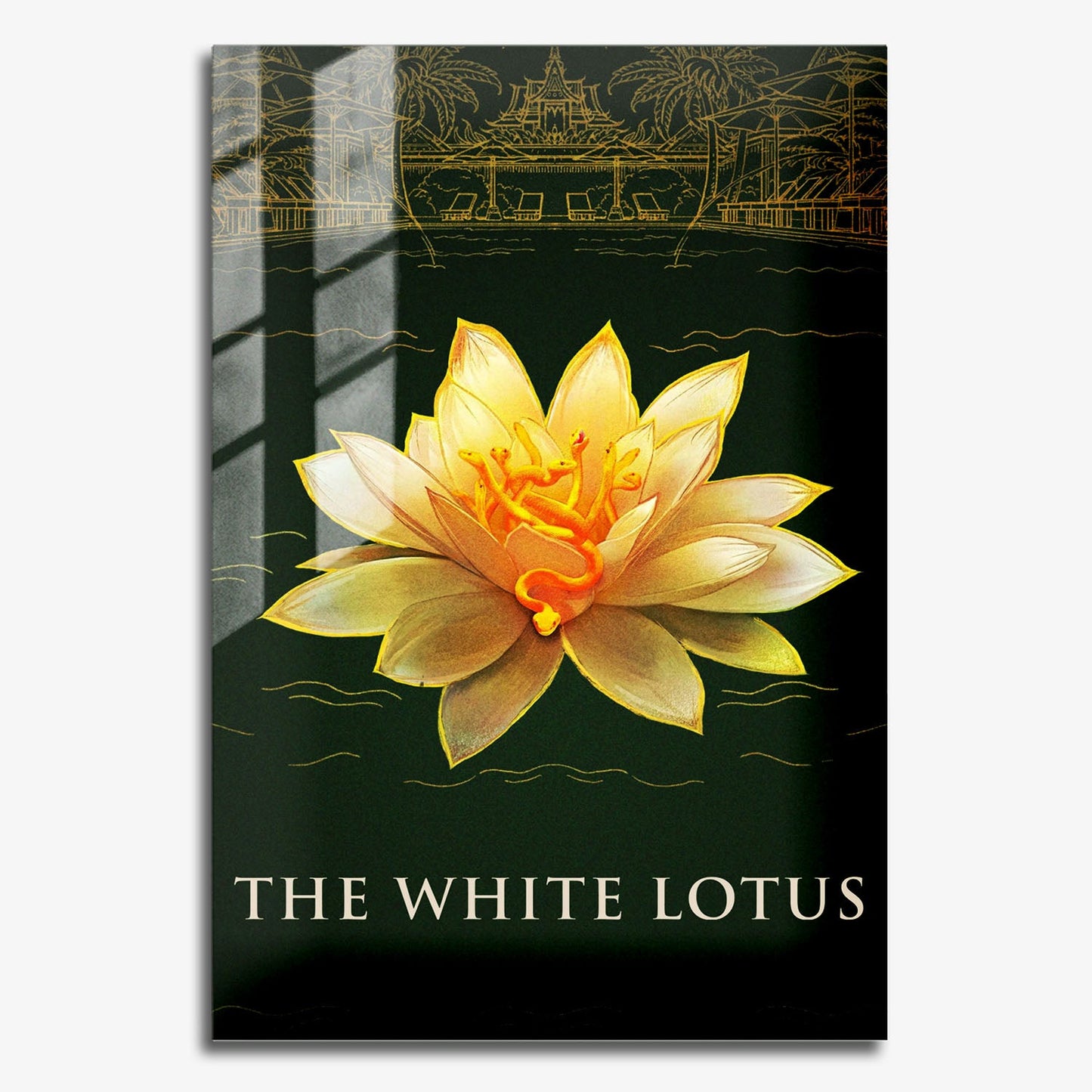 Flex Designs Metal Poster The White Lotus 11 x 17" Home Goods - TV Show 2021 TV Show Metal Poster