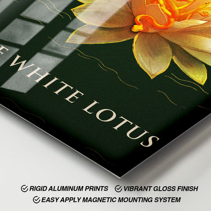 Flex Designs Metal Poster The White Lotus 11 x 17" Home Goods - TV Show 2021 TV Show Metal Poster