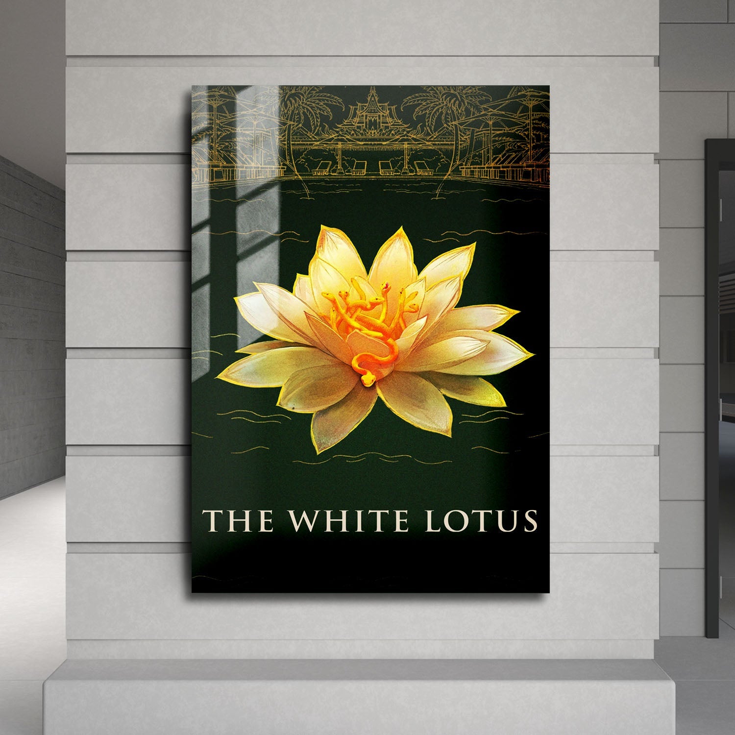 Flex Designs Metal Poster The White Lotus 24 x 36" Home Goods - TV Show 2021 TV Show Metal Poster