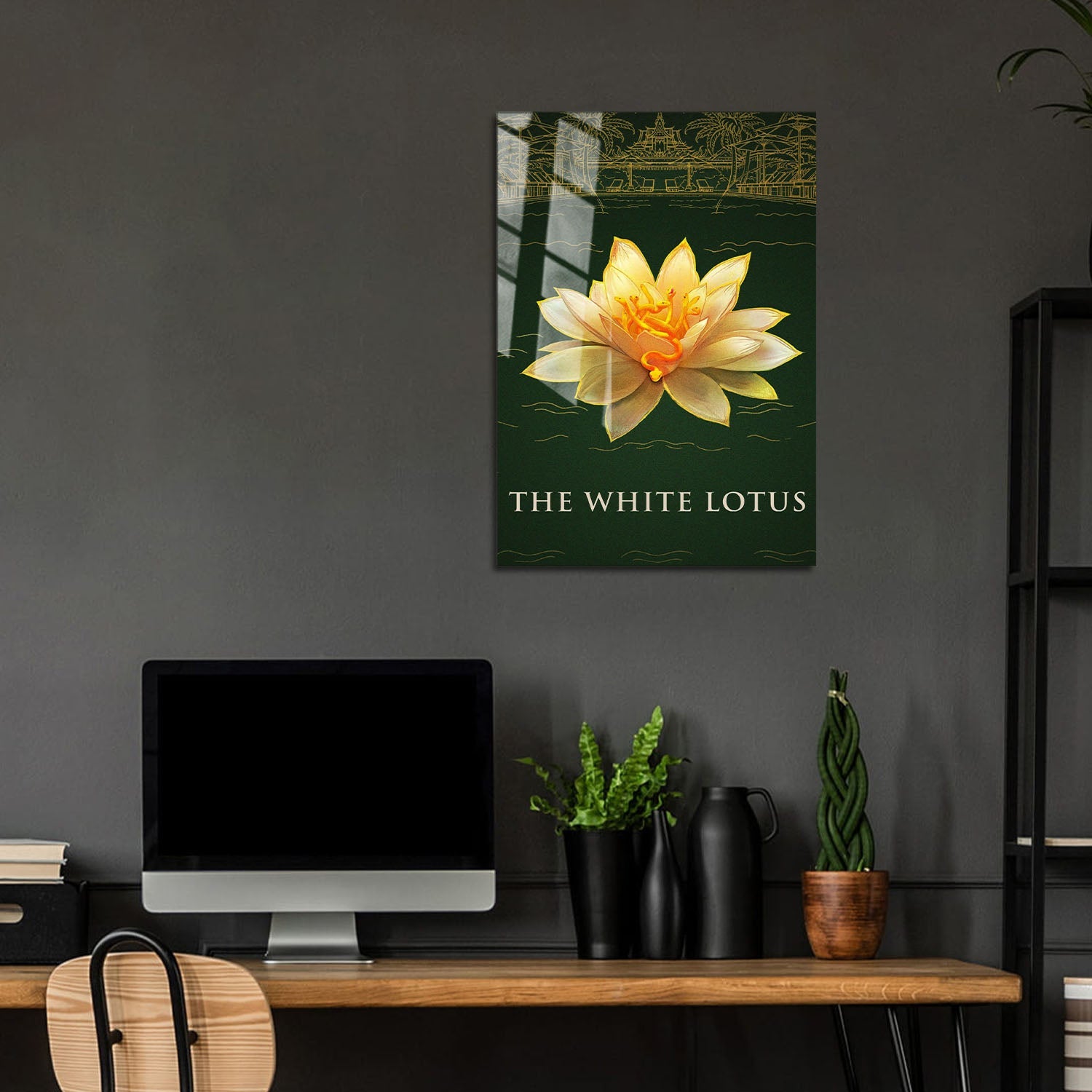Flex Designs Metal Poster The White Lotus 5 x 7" Home Goods - TV Show 2021 TV Show Metal Poster