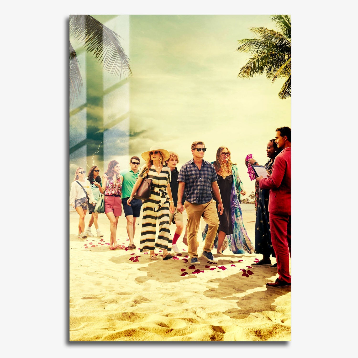 Flex Designs Metal Poster The White Lotus Season 1 Key Art 11 x 17" Home Goods - TV Show 2021 TV Show Metal Poster