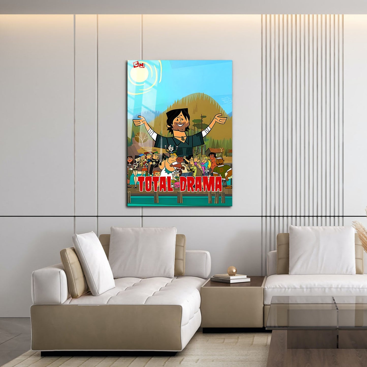 Flex Designs Metal Poster Total Drama Island 16 x 24" Home Goods - TV Show 2007 TV Show Metal Poster