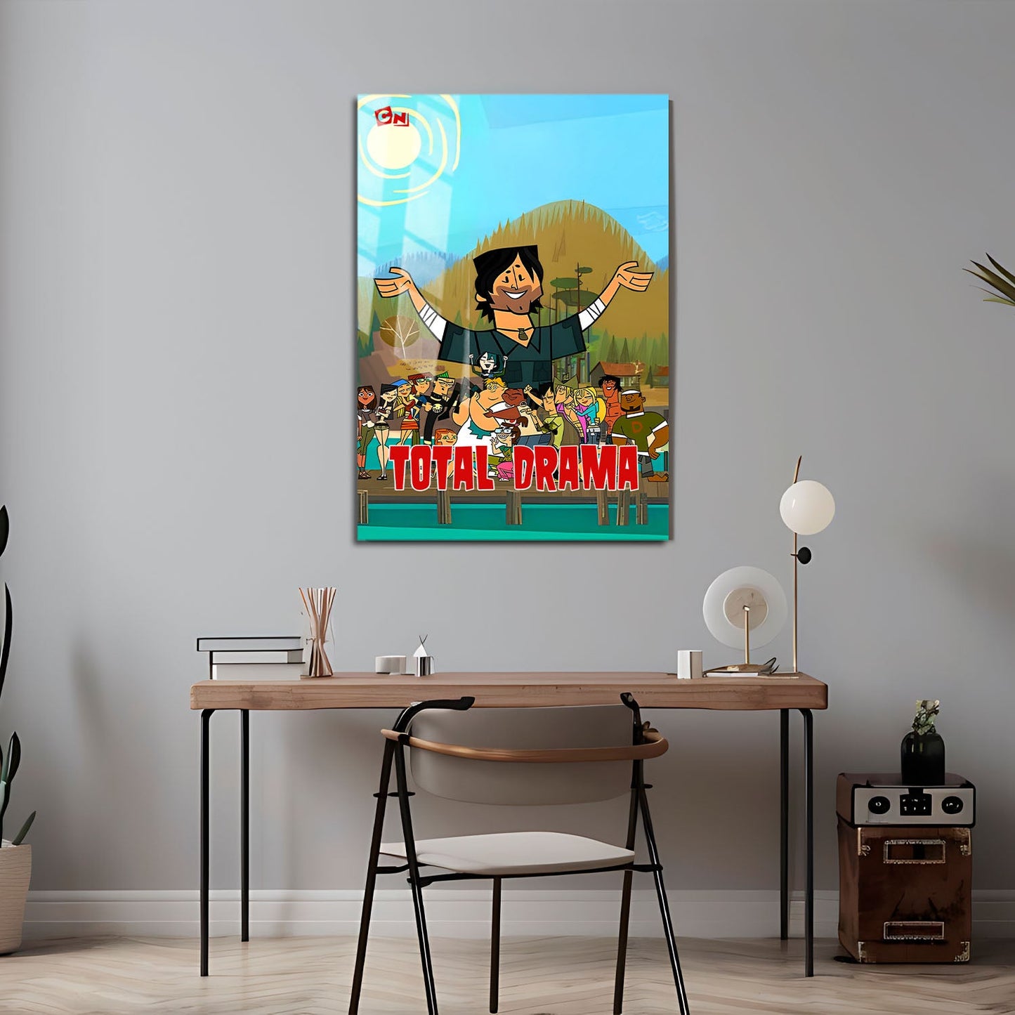 Flex Designs Metal Poster Total Drama Island 24 x 36" Home Goods - TV Show 2007 TV Show Metal Poster