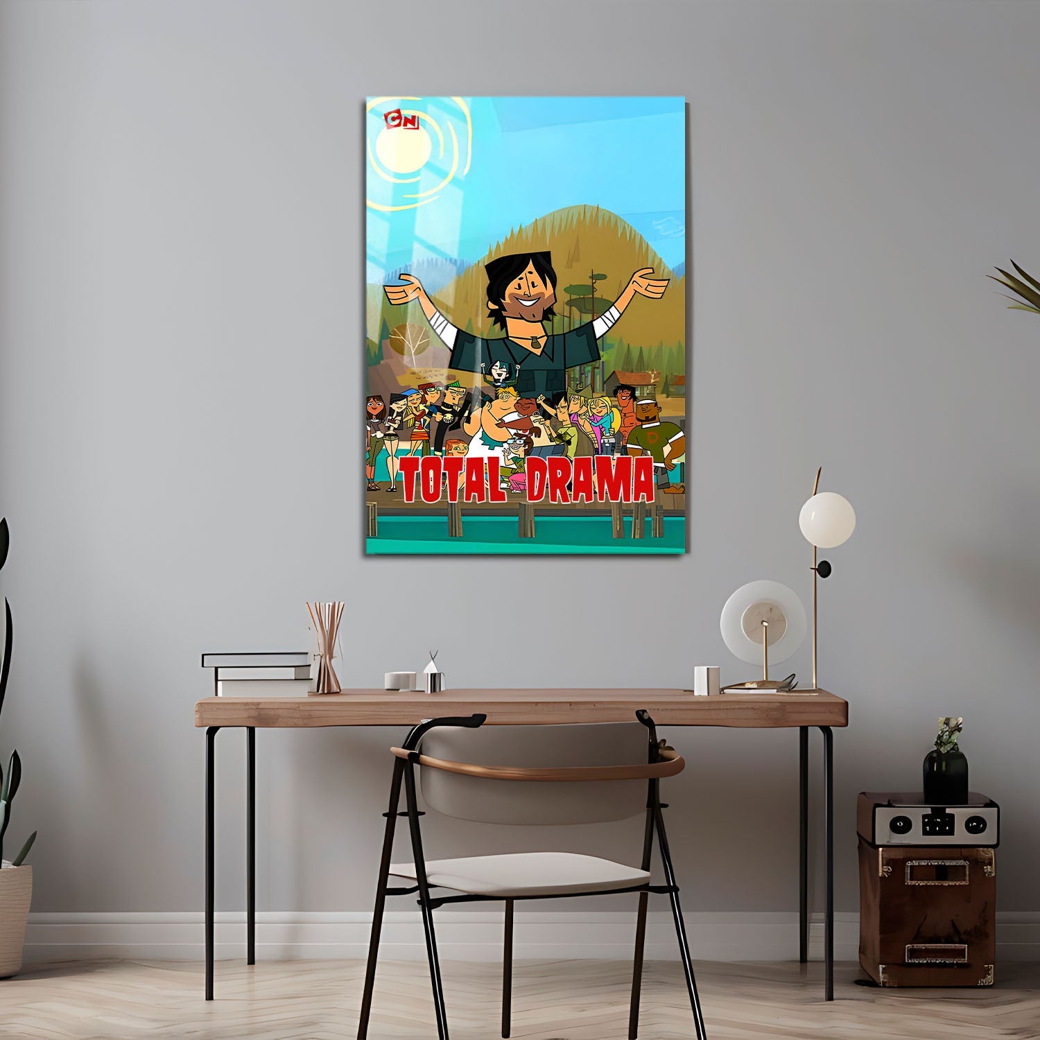 Flex Designs Metal Poster Total Drama Island 24 x 36" Home Goods - TV Show 2007 TV Show Metal Poster