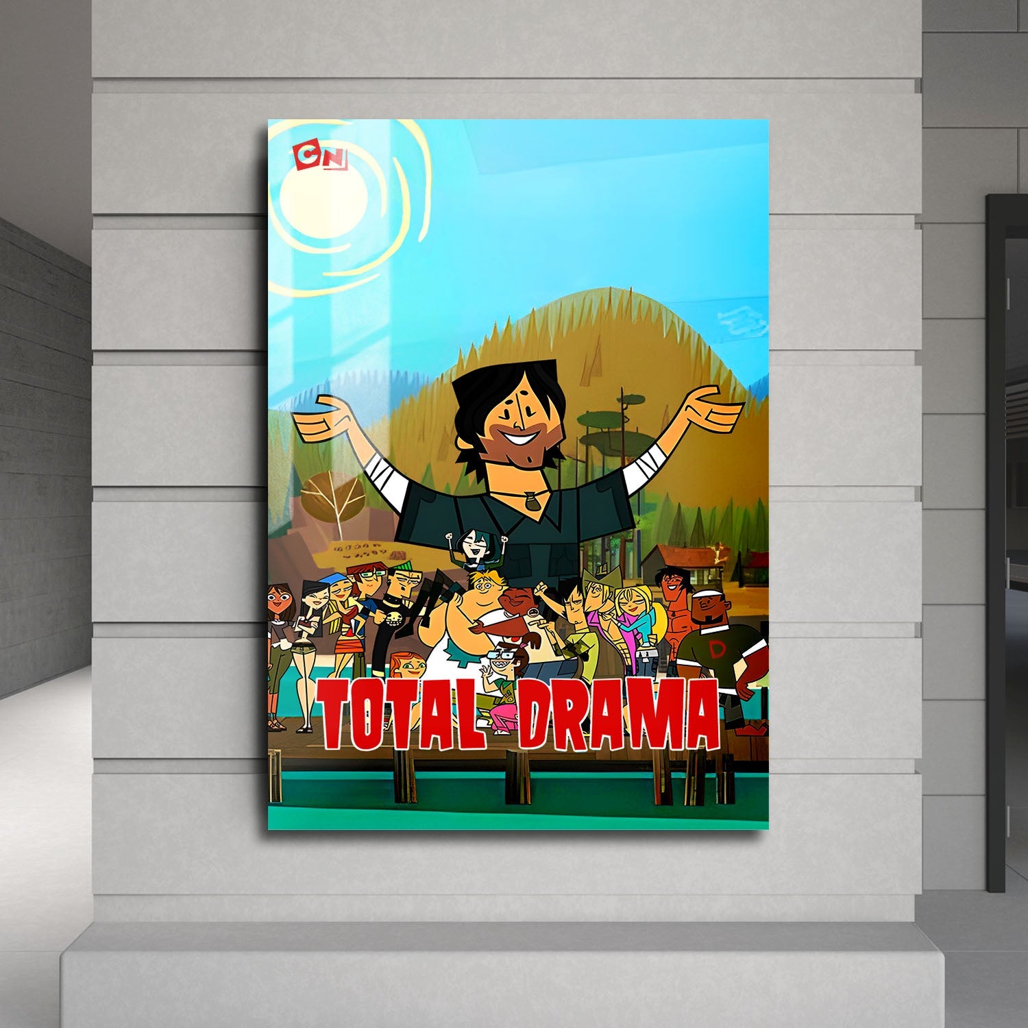 Flex Designs Metal Poster Total Drama Island 24 x 36" Home Goods - TV Show 2007 TV Show Metal Poster