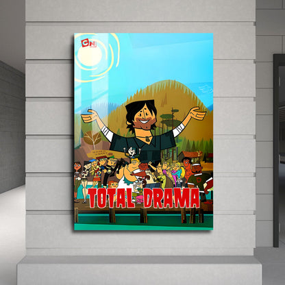 Flex Designs Metal Poster Total Drama Island 24 x 36" Home Goods - TV Show 2007 TV Show Metal Poster