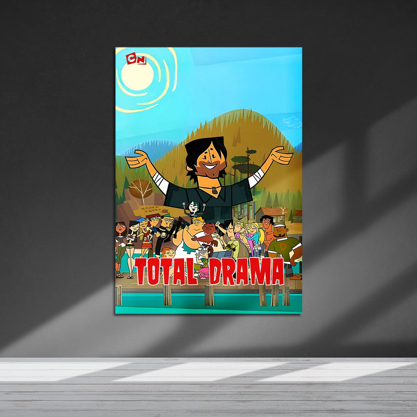 Flex Designs Metal Poster Total Drama Island 5 x 7" Home Goods - TV Show 2007 TV Show Metal Poster