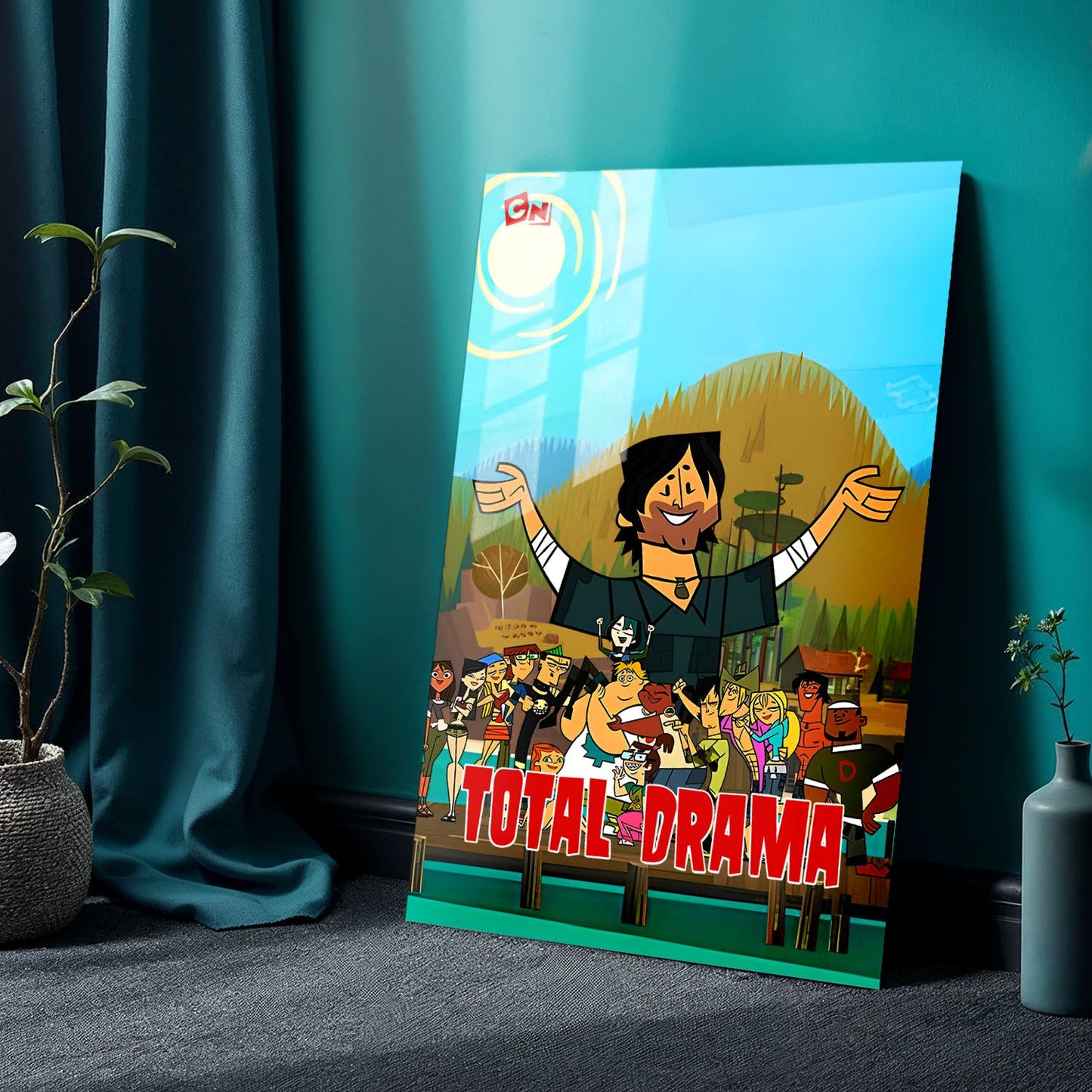 Total Drama Island TV Show Metal Poster
