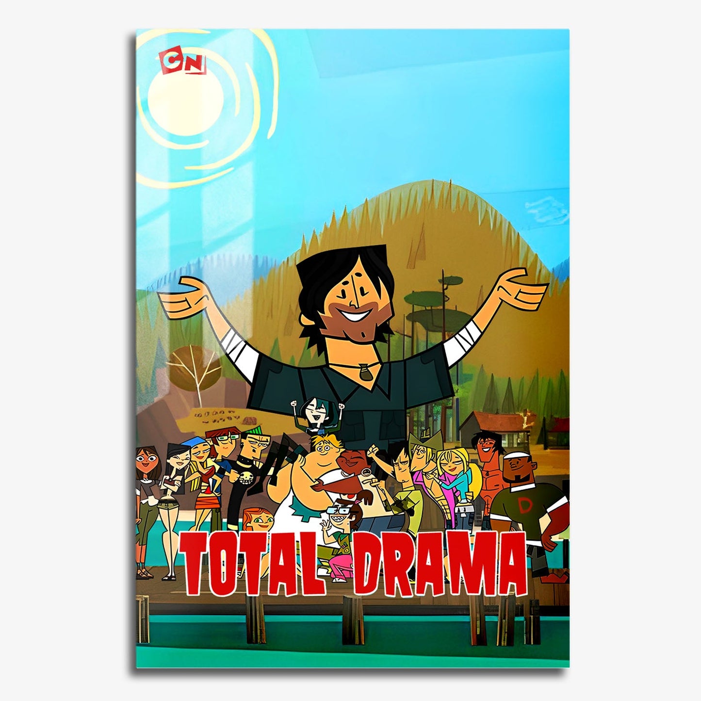 Flex Designs Metal Poster Total Drama Island 11 x 17" Home Goods - TV Show 2007 TV Show Metal Poster