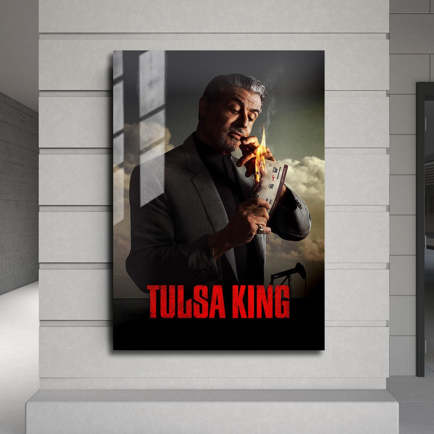 Flex Designs Metal Poster Tulsa King 24 x 36" Home Goods - TV Show 2022 TV Show Metal Poster
