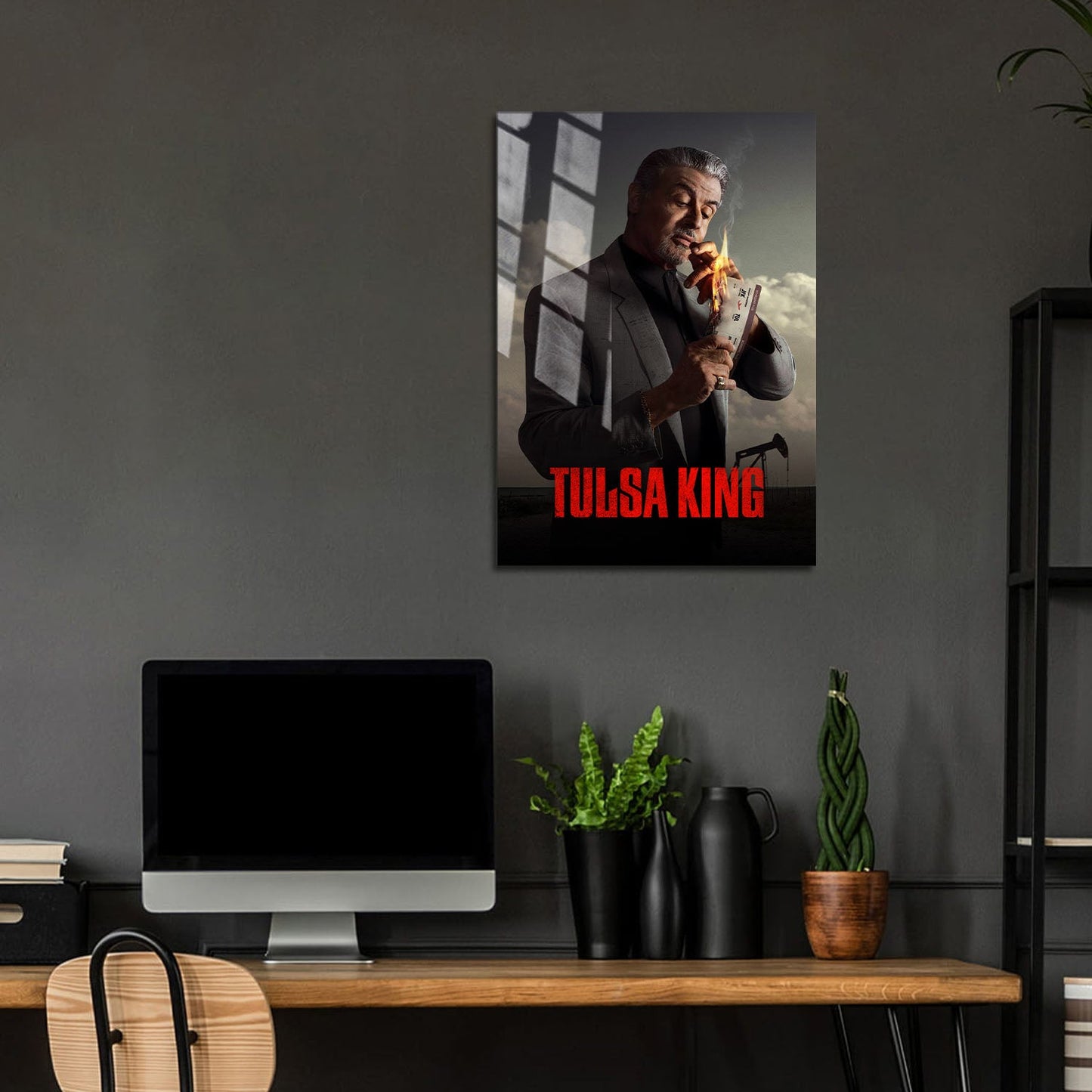 Flex Designs Metal Poster Tulsa King 5 x 7" Home Goods - TV Show 2022 TV Show Metal Poster
