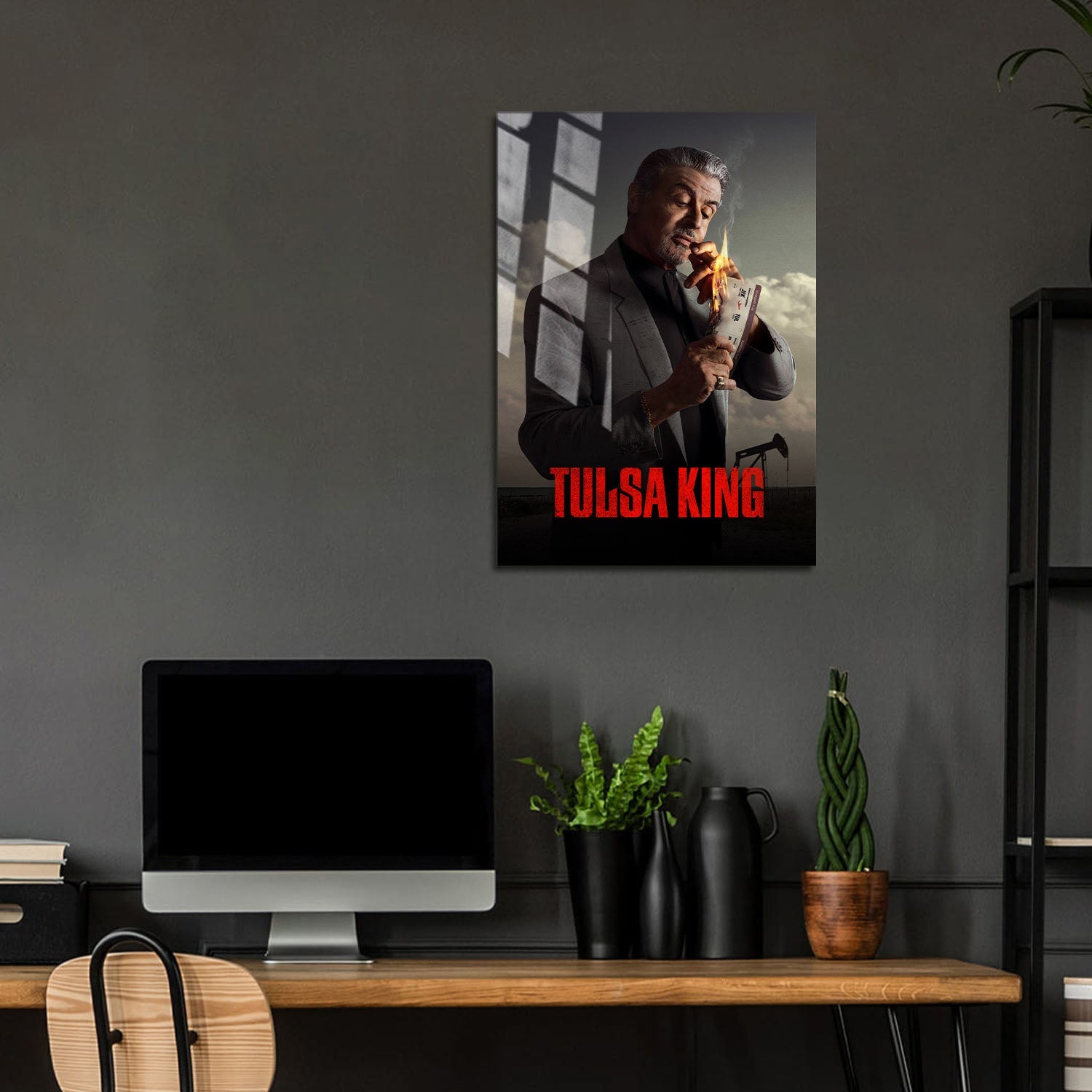 Flex Designs Metal Poster Tulsa King 5 x 7" Home Goods - TV Show 2022 TV Show Metal Poster