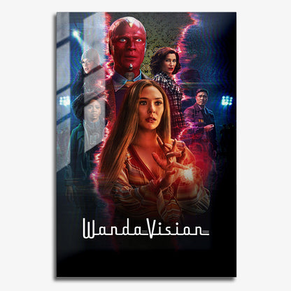 Flex Designs Metal Poster WandaVision Key Visual 11 x 17" Home Goods - TV Show 2021 TV Show Metal Poster
