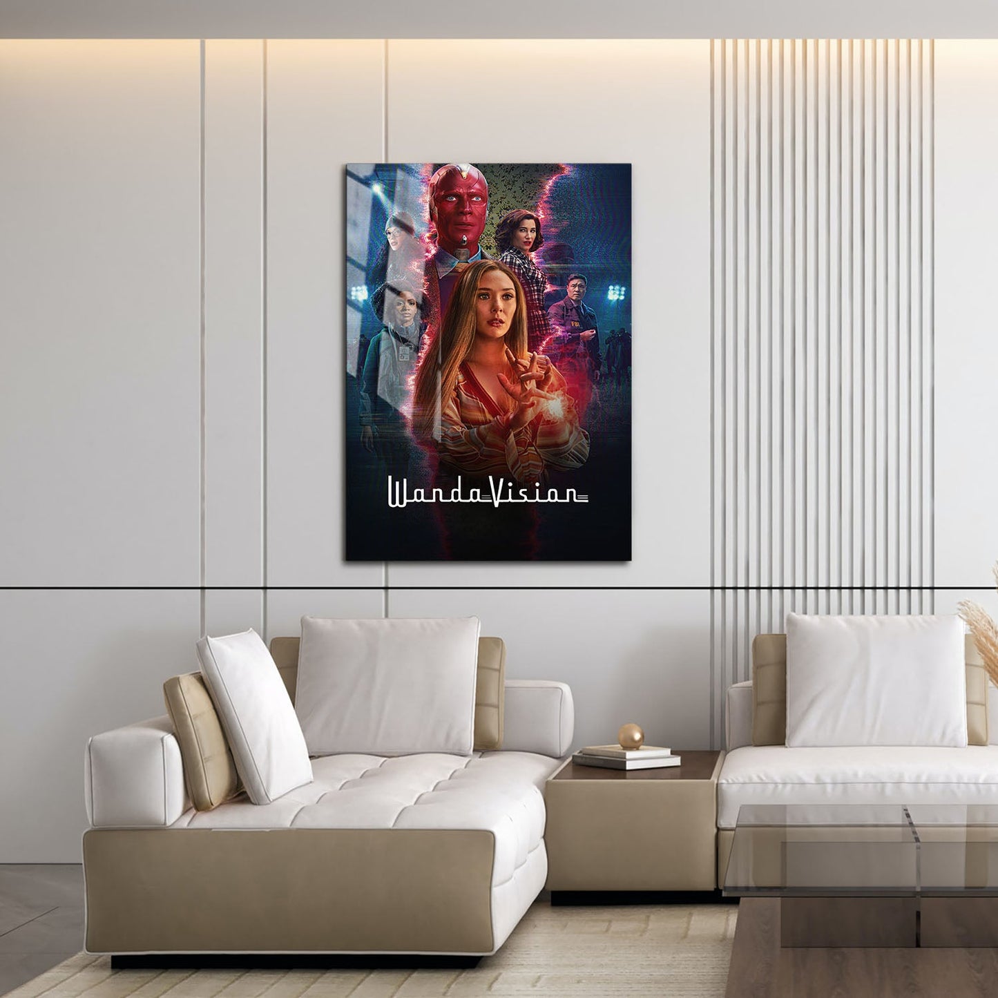 Flex Designs Metal Poster WandaVision Key Visual 16 x 24" Home Goods - TV Show 2021 TV Show Metal Poster