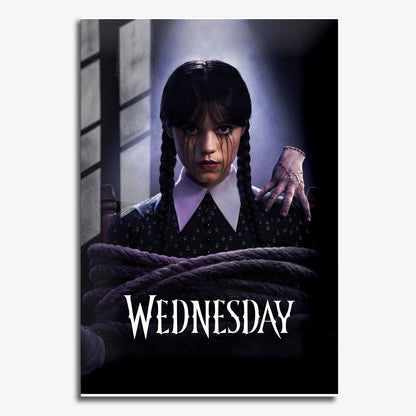 Flex Designs Metal Poster Wednesday 11 x 17" Home Goods - TV Show 2022 TV Show Metal Poster